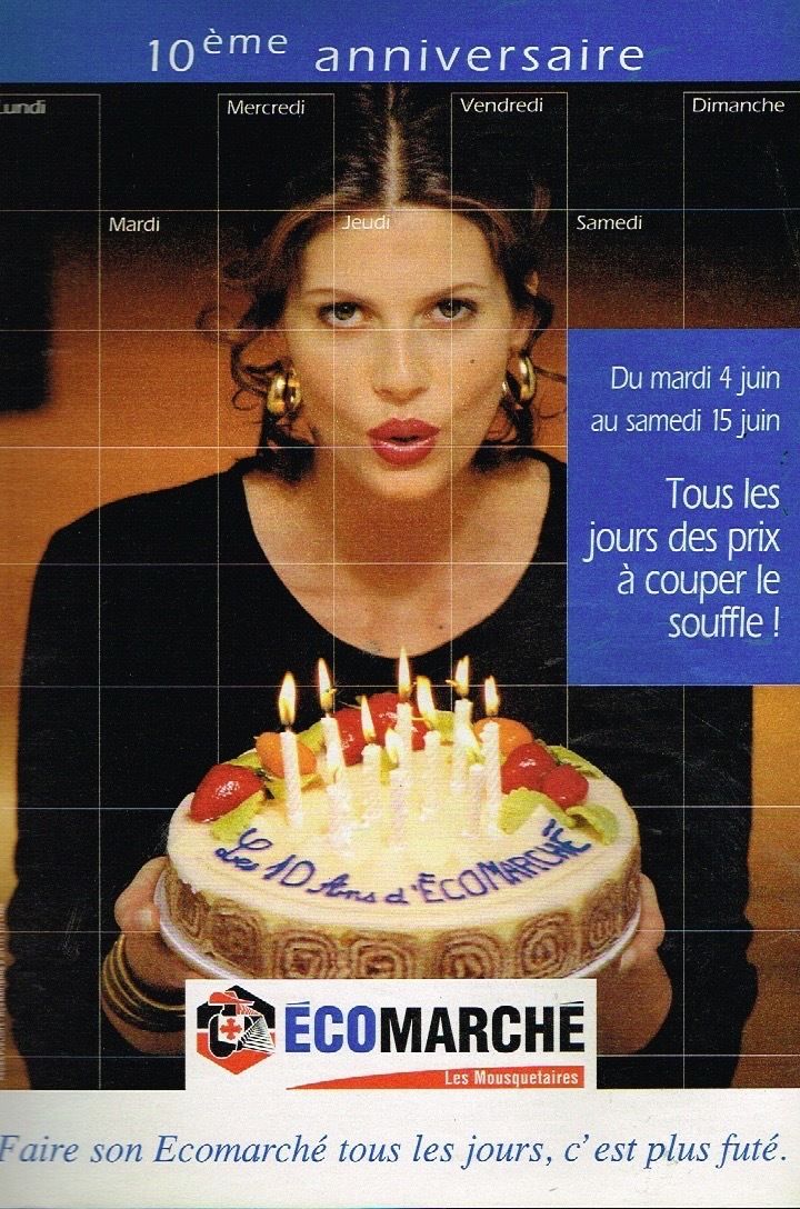 Publicité-advertising-1996-Supermarchés-Intermarché-ecomarché-Mousquetaires